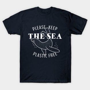 Please Keep the Sea Plastic Free - Seal T-Shirt